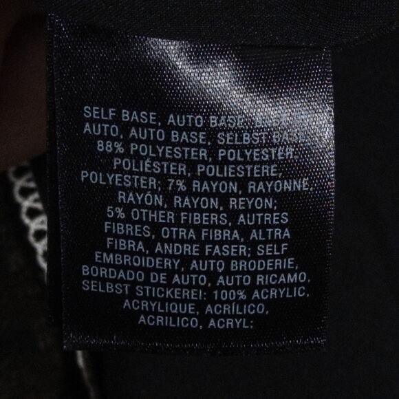 Maeve Dress Sleeveless Embroidered Black White Size 6 Statement Pattern - Picture 10 of 12